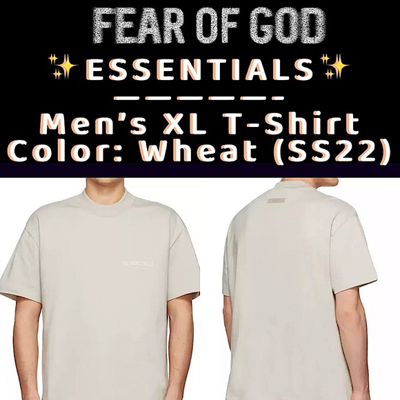✨Men’s - Fear Of God ‘Essentials’ T-Shirt (SS22)✨ - Picture 1 of 16